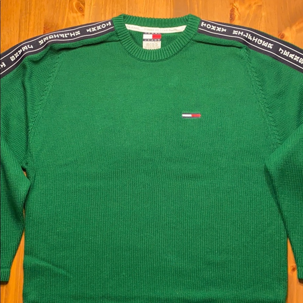 Tommy Hilfiger Jeans Vintage Green Knit Sweater